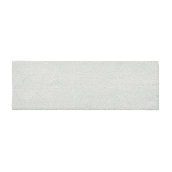 Better Homes & Gardens Ultra Soft Polyester Bath Runner Rug, 20"x60", Arctic White