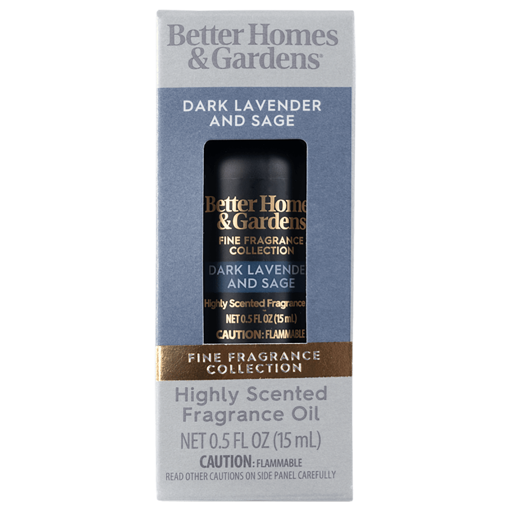 Better Homes & Gardens Fine Fragrance Highly Scented Fragrance Oil, Dark Lavender and Sage, 15mL