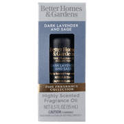 Better Homes & Gardens 15mL Dark Lavender and Sage Highly Scented Fragrance Oil, 15ml