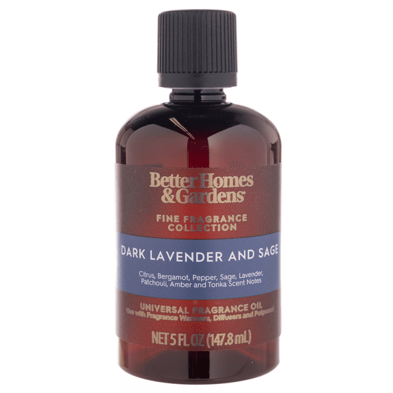 Better Homes & Gardens Fine Fragrance Universal Oil, Dark Lavender and Sage, 5 fl oz