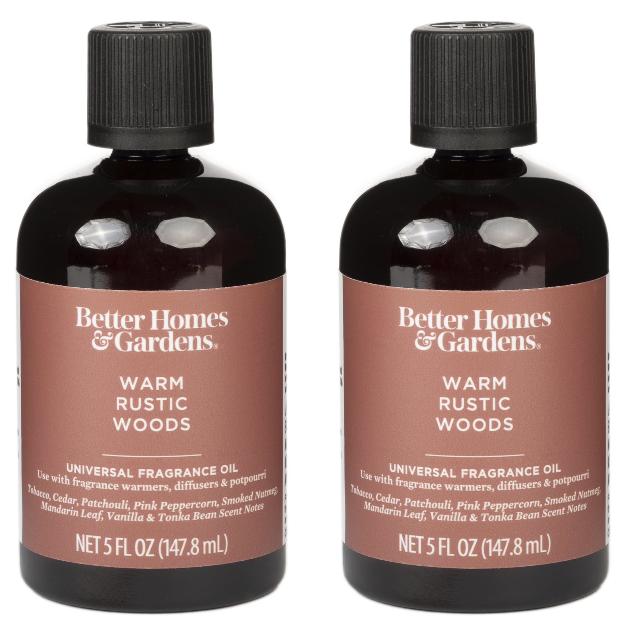Better Homes & Gardens Universal Fragrance Oil, Warm Rustic Woods Scented, 5 fl oz, for use with