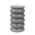 thumbnail image 1 of Better Homes & Gardens Unscented Bubble Pillar Candle, 3x5 Inches, Gray, 1 of 5