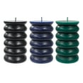 thumbnail image 1 of Better Homes & Gardens Unscented Pillar Candles, 3-Pack, 3x5 Inches, Black, Blue, Green, 1 of 7