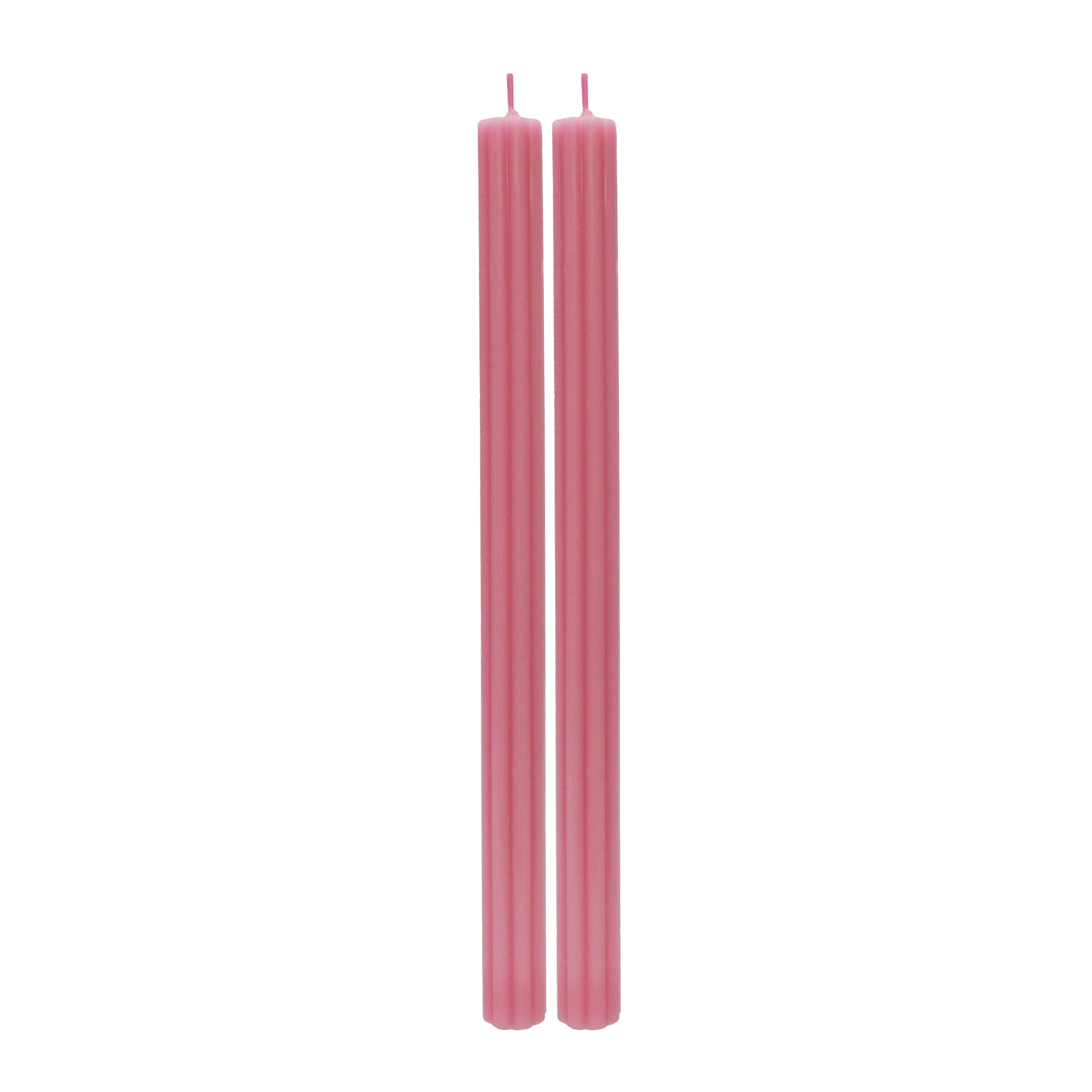 Better Homes & Gardens Unscented Taper Candles, Pink, 2-Pack, 11 inches Height - image 1 of 5