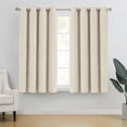 thumbnail image 1 of Better Homes & Gardens Velvet Grommet Blackout Single Curtain Panel, Vanilla Dream, 52" x 63", 1 of 5