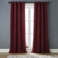 thumbnail image 1 of Better Homes & Gardens Velvet Grommet Blackout Single Curtain Panel, Red, 52" x 84", 1 of 7