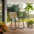thumbnail image 1 of Better Homes & Gardens Ventura Outdoor Rocking Chair, Natural, 1 of 9