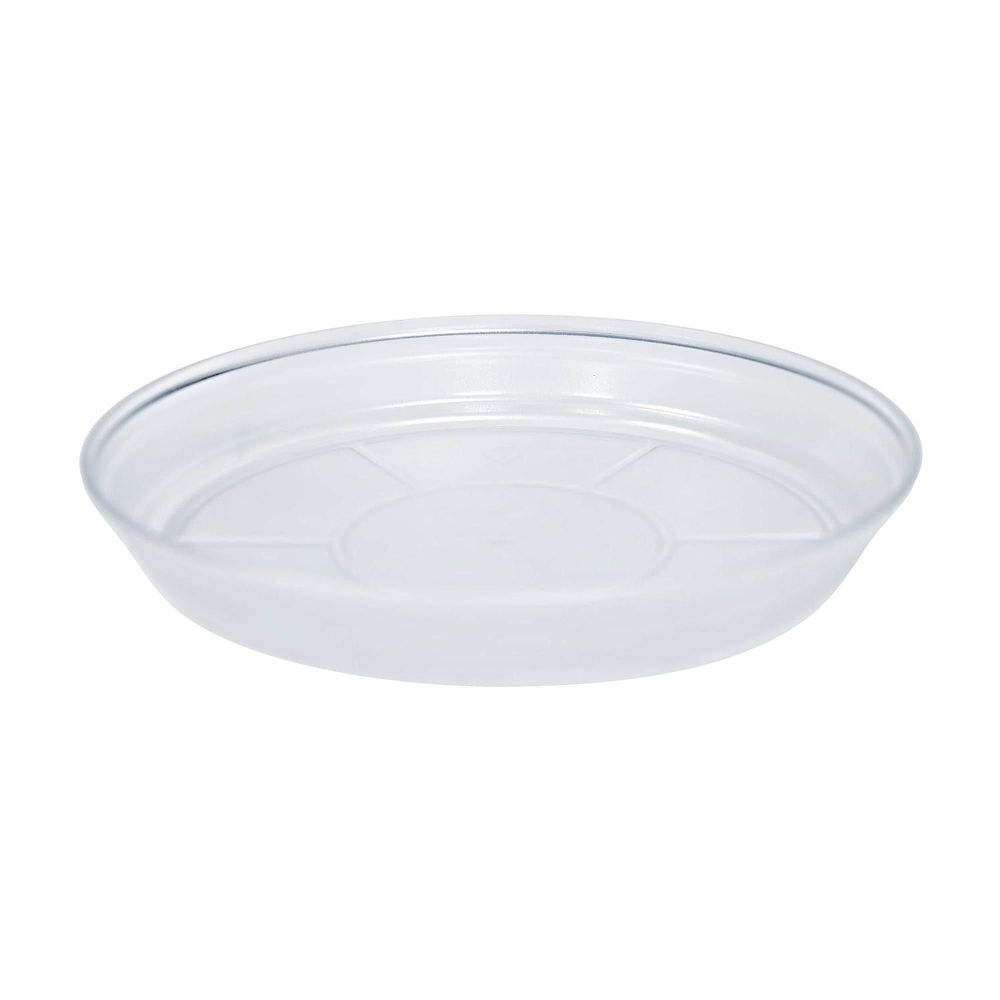 Better Homes & Gardens Vinyl Translucent Round Resin Saucer, 14-inch, Indoor & Outdoor Use