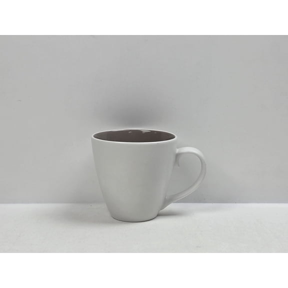 Better Homes & Gardens Vivian Stoneware Mug, Gray, 14oz
