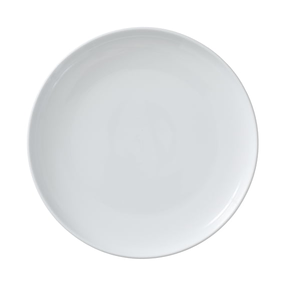 Better Homes & Gardens Vivian Porcelain Dinner Plate, White, 1 Plate