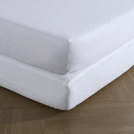 Better Homes & Gardens Waffle Box Spring Cover, White, King