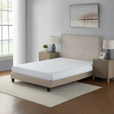 Better Homes & Gardens Waffle Box Spring Cover, White, King