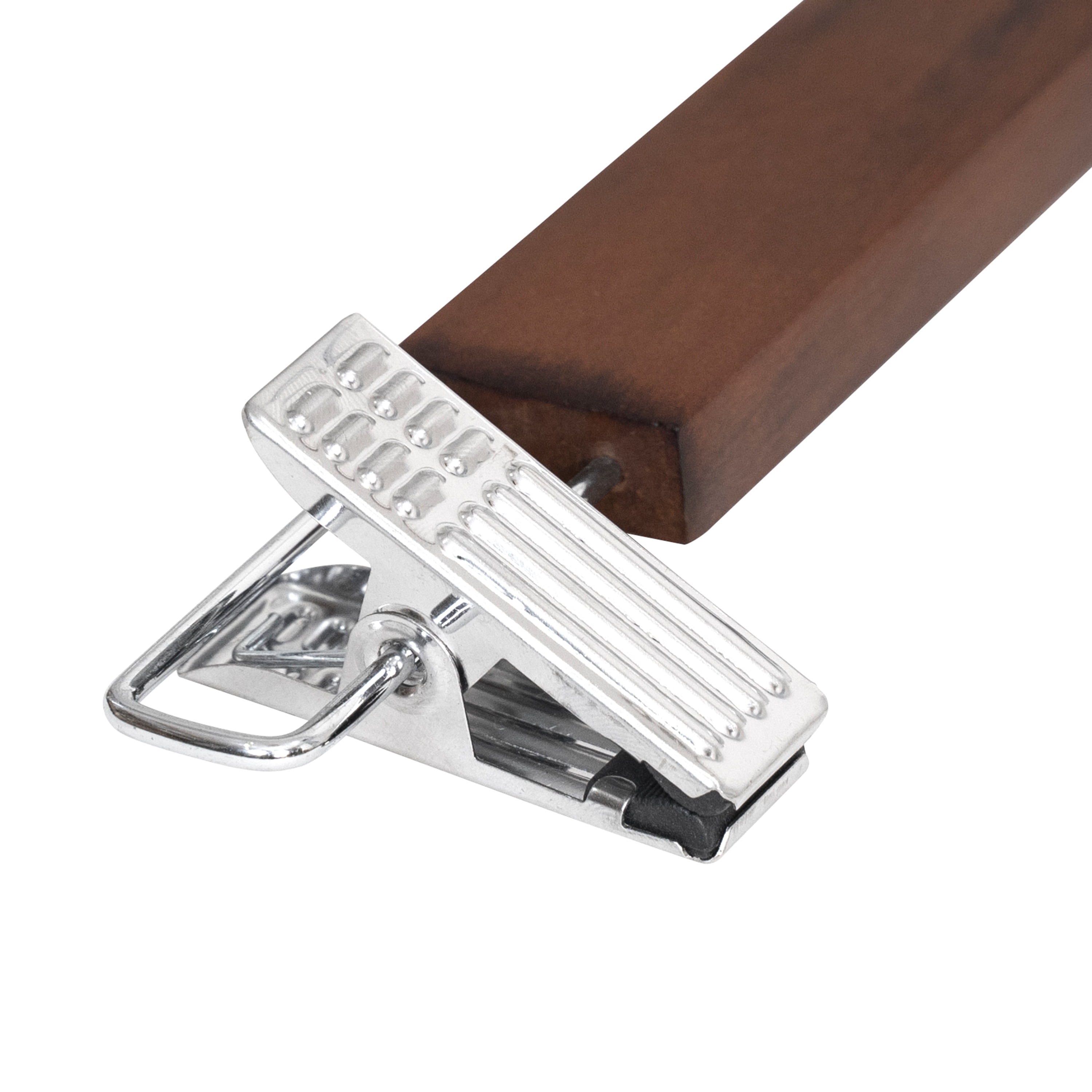 Better Homes & Gardens Walnut Finish Solid Wood Pant & Skirt Hangers, 36 Pack - Walmart.com