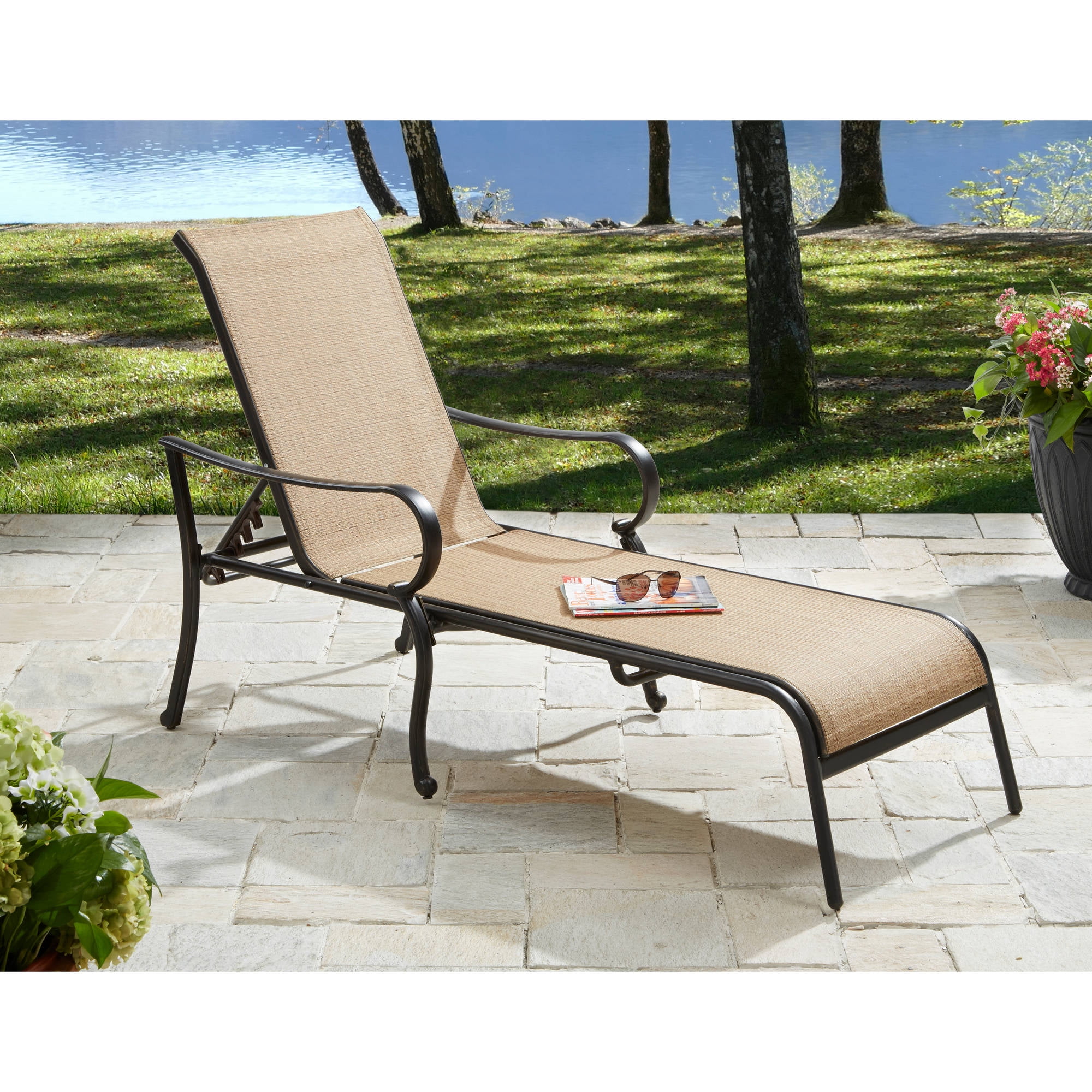 Better Homes & Gardens Warrens Outdoor Chaise Lounge