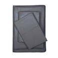 thumbnail image 1 of Better Homes & Gardens Washed Cotton Percale 300 Thread Count Sheet Set, Full, Gray, 1 of 6