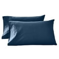 thumbnail image 1 of Better Homes & Gardens Washed Indigo Cotton Percale Pillowcases, Standard/Queen (2 Count), 1 of 5