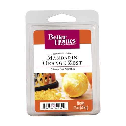 Better Homes & Gardens Wax Fragrance Cubes, Mandarin Orange Zest