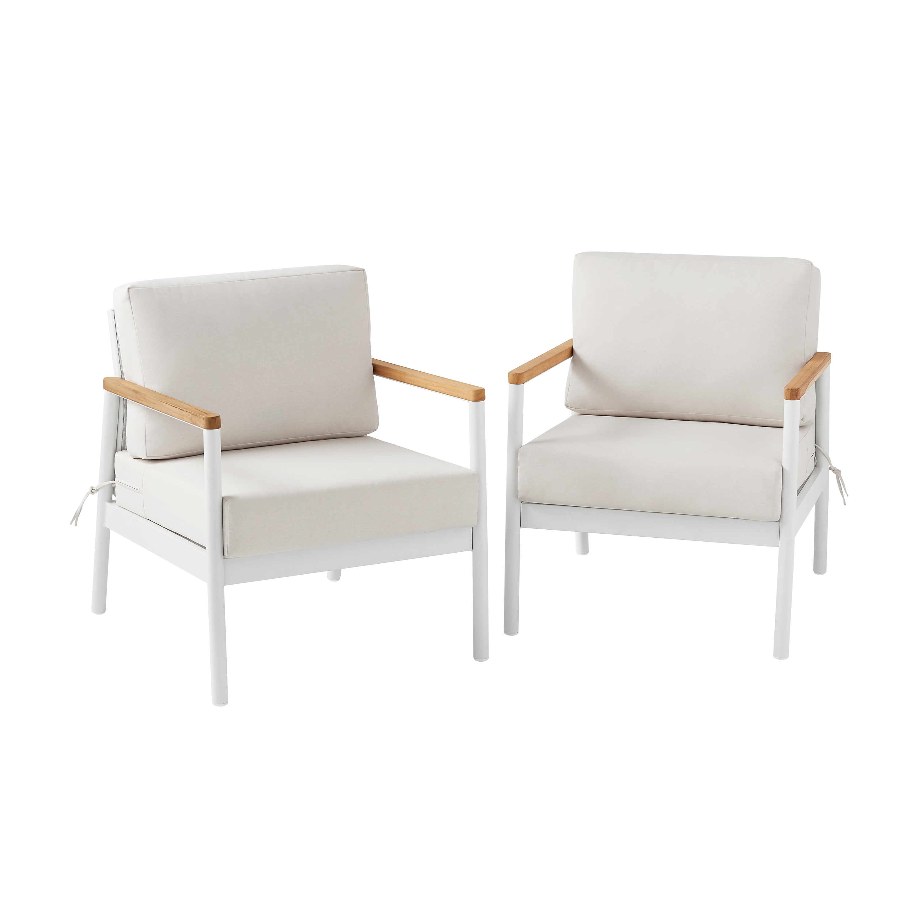 Better Homes & Gardens Wellsley 2-Piece Aluminum Outdoor Lounge Chairs Set by Dave & Jenny Marrs - image 1 of 9