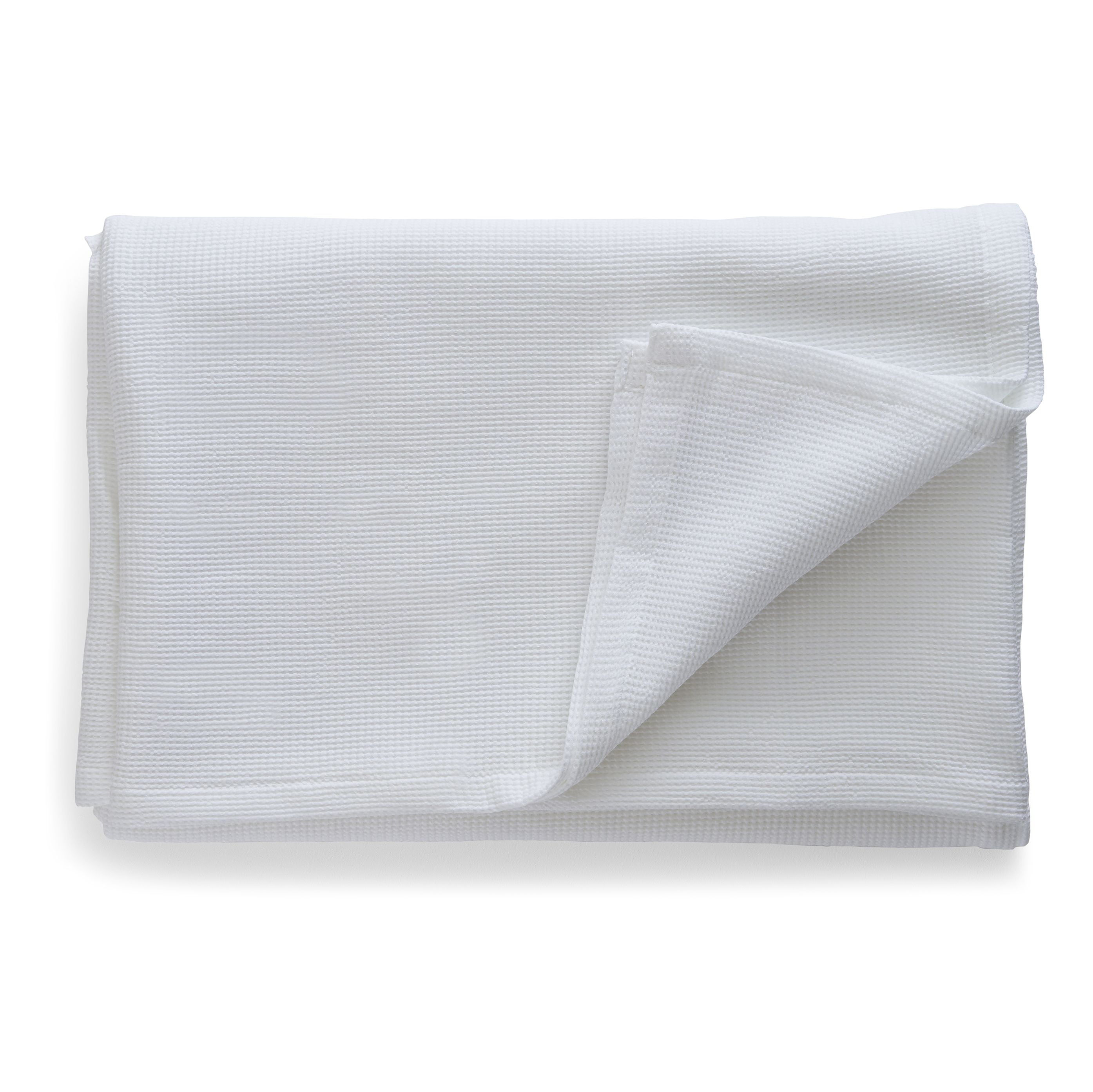 Better Homes & Gardens White Cotton Waffle Bed Blanket, Full/Queen