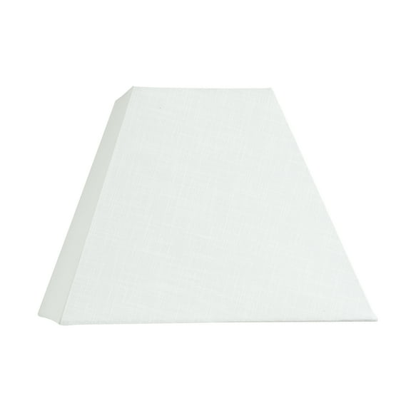 Better Homes & Gardens White Tapered Square Polyester Lamp Shade, 14"L x 6.5"W x 11"H