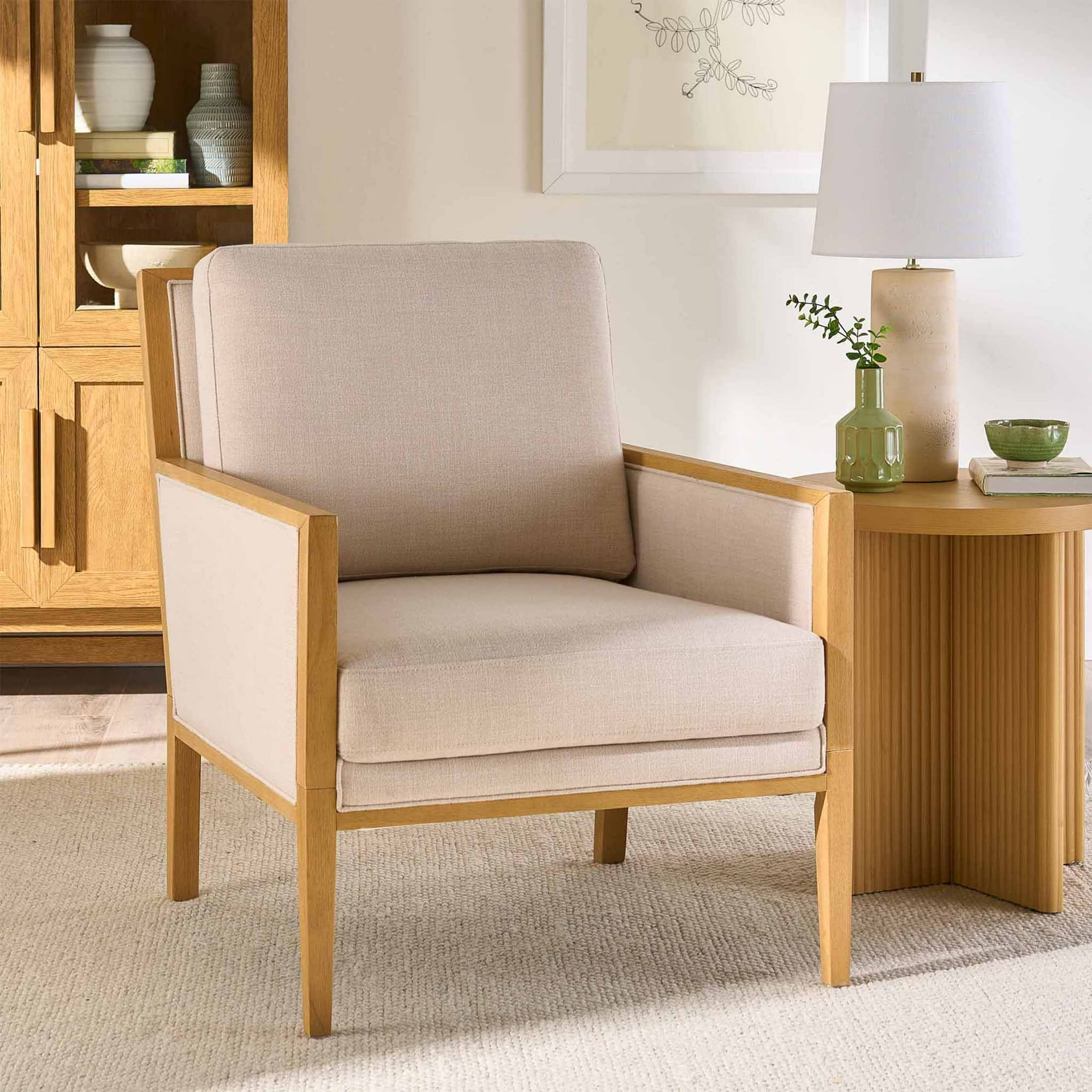 Better Homes & Gardens Windsor Linen Accent Chair