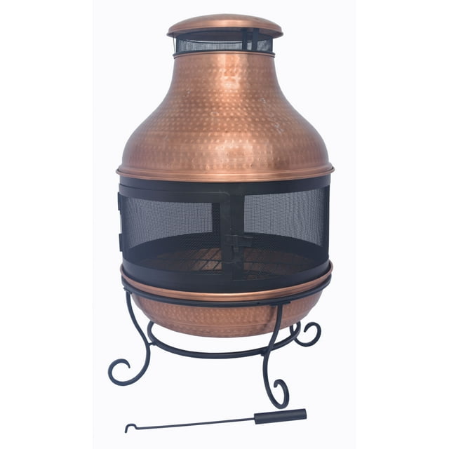Better Homes & Gardens WoodBurning Copper Chiminea Fire Pit