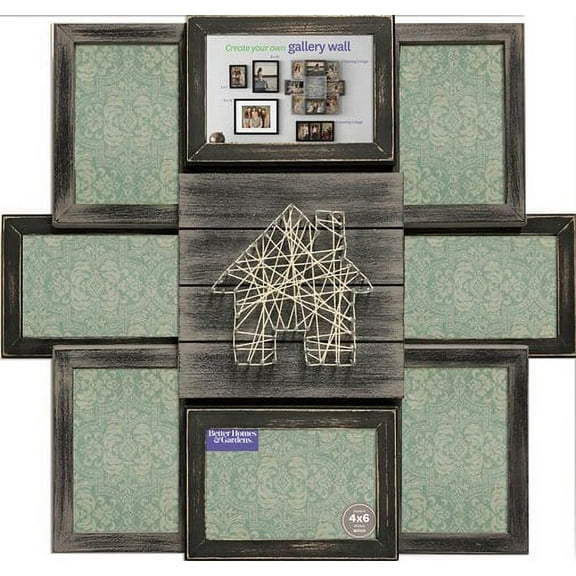 Better Homes & Gardens Wood Composite Picture Frame, Black