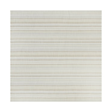 Better Homes & Gardens Woven Natural Stripe Table Throw - 50" x 50" - Neutral - 100% Cotton