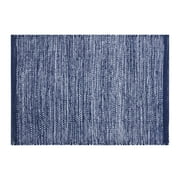 Better Homes & Gardens Woven Space Dye Placemat - Navy - 14" x 20", 100% Cotton