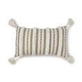 thumbnail image 1 of Better Homes & Gardens Woven Tufted Decorative Pillow, size 14" x 24", Oblong, Beige, 1 of 4