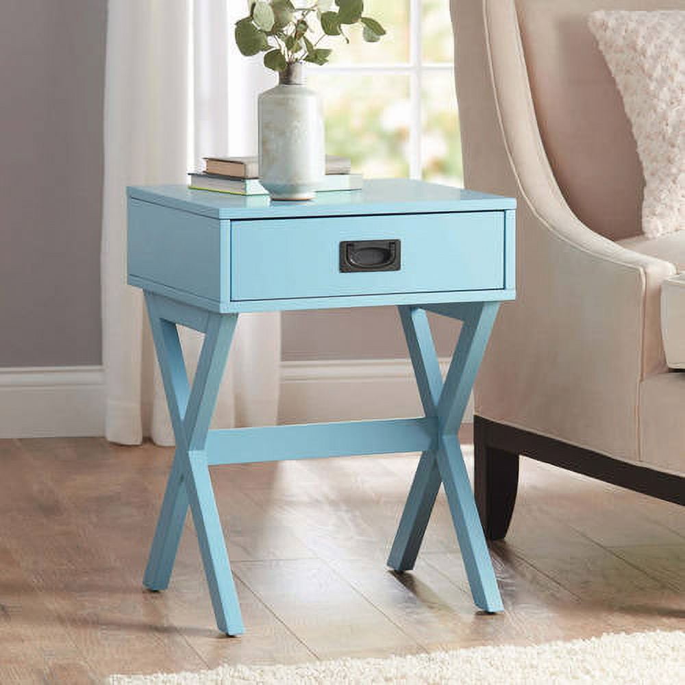 Better Homes & Gardens XLeg Accent Table with Drawer, Multiple Colors