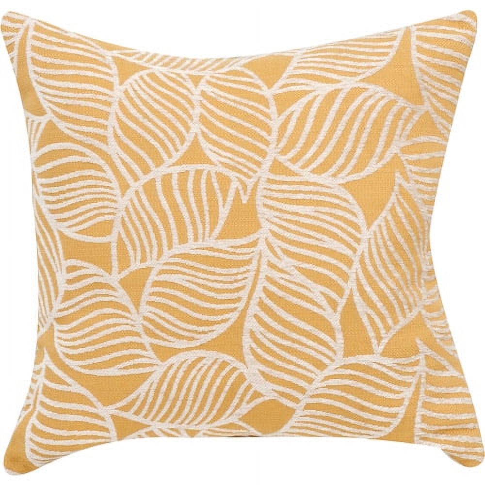 Better Homes & Gardens Yellow Leaves Decorative Pillow - image 1 of 1