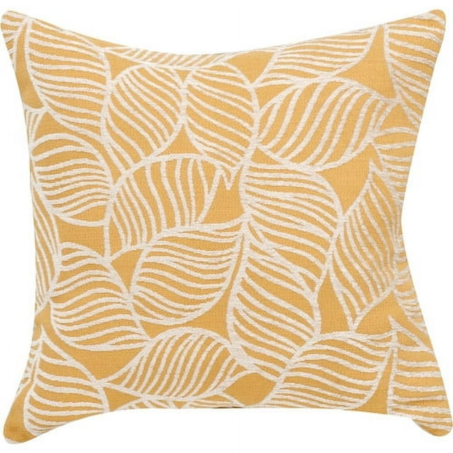 Better Homes & Gardens Yellow Leaves Decorative Pillow