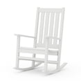 thumbnail image 1 of Better Homes & Gardens Southlake Outdoor Rocking Chair, All-Weather HDPE, Patio Seat, White, 1 of 7