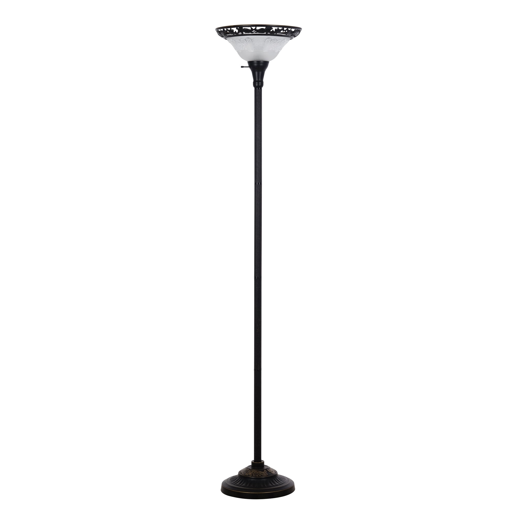 Better Homes & Gardens Traditional Bronze Victorian Floor Lamp 70"H, LED Bulb Included