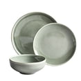thumbnail interactive-video image 1 of Better Homes & Gardens Brooks 12-Piece Stoneware Dinnerware Set, Green, 1 of 7