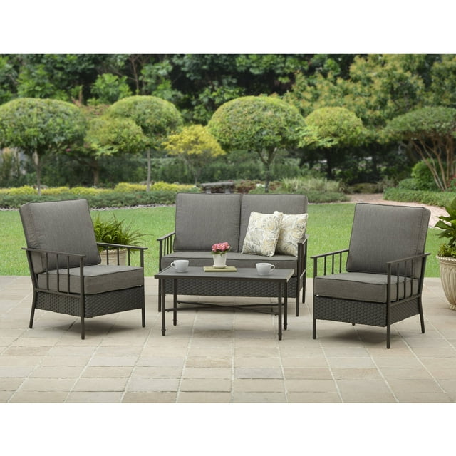 Better Homes and Garden Fairwater 4 Piece Outdoor Conversation Set