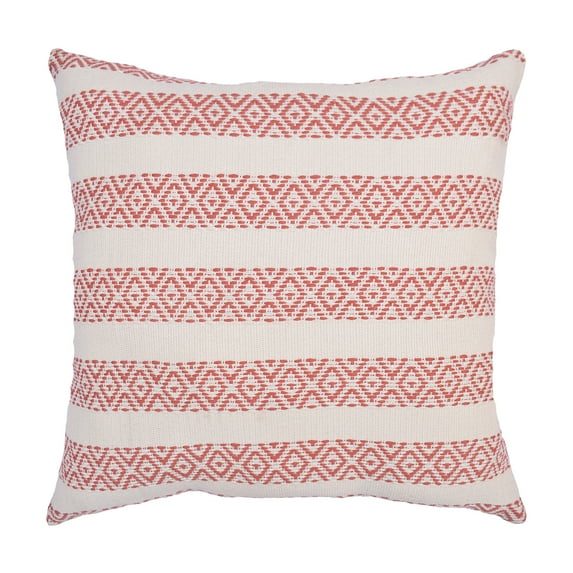 Better Homes and Garden Red Stripe Outdoor Pillow