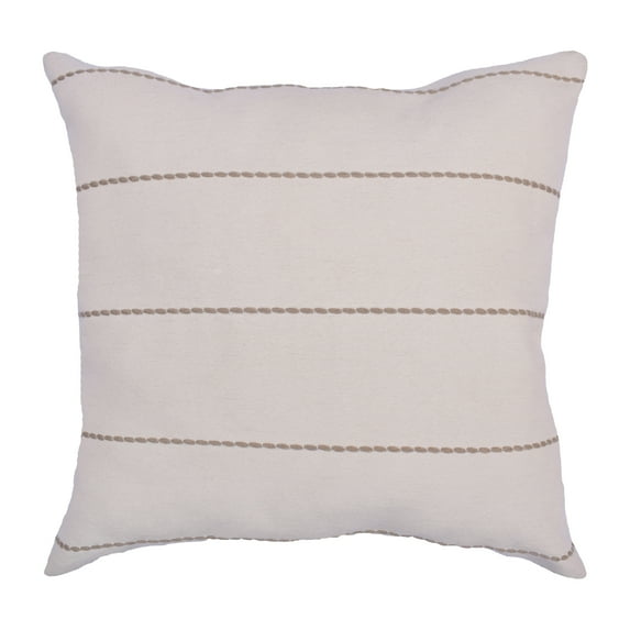 Better Homes and Garden Tan Stitch Outdoor Pillow