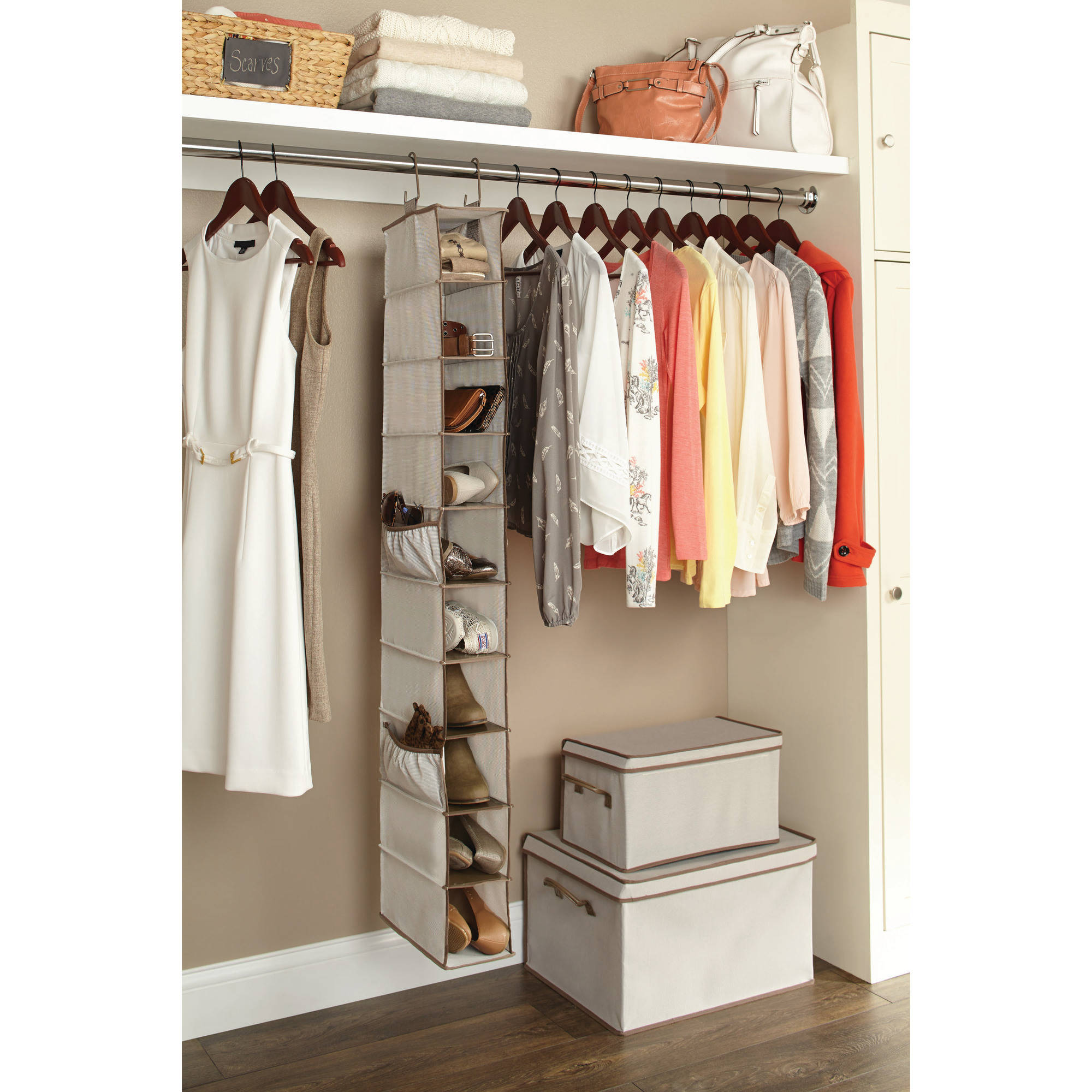 Walmart hanging shoe rack sale