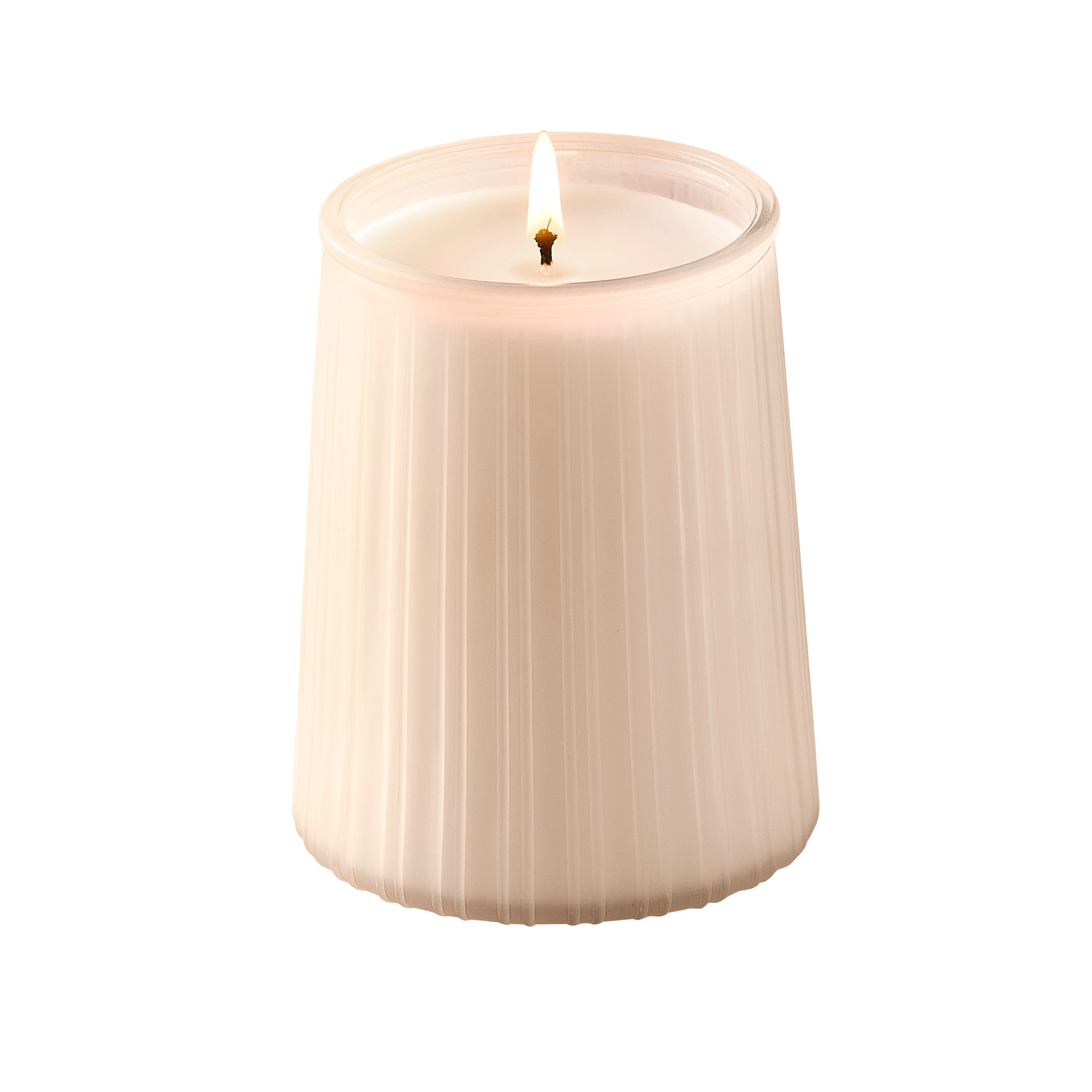 Better Homes & Gardens Salted Coconut and Mahogany Scented Ribbed Jar Candle, 16.1 oz