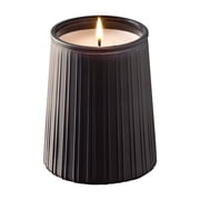 Better Homes & Gardens 16.1 oz Warm Leathered Amber Scented Ribbed Jar Candle