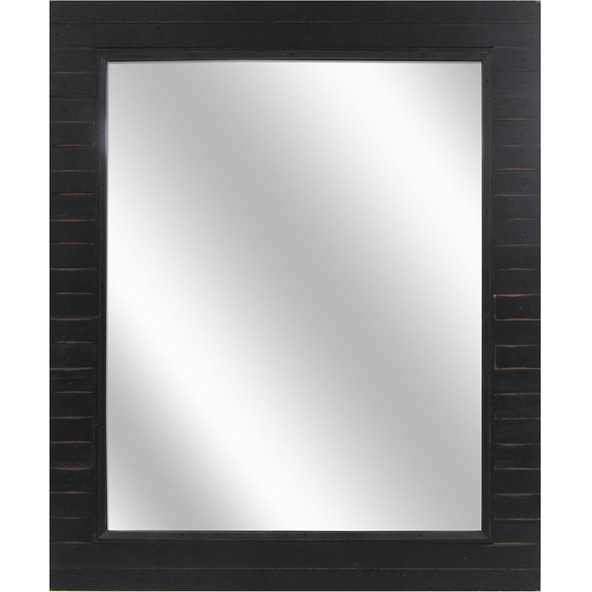 Better Homes and Gardens 19" x 23" Timbermound Mirror, Distressed Brown