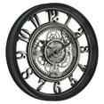 thumbnail image 1 of Better Homes & Gardens 20" Indoor Rustic Metal Arabic Moving Gear Analog Wall Clock, 1 of 7