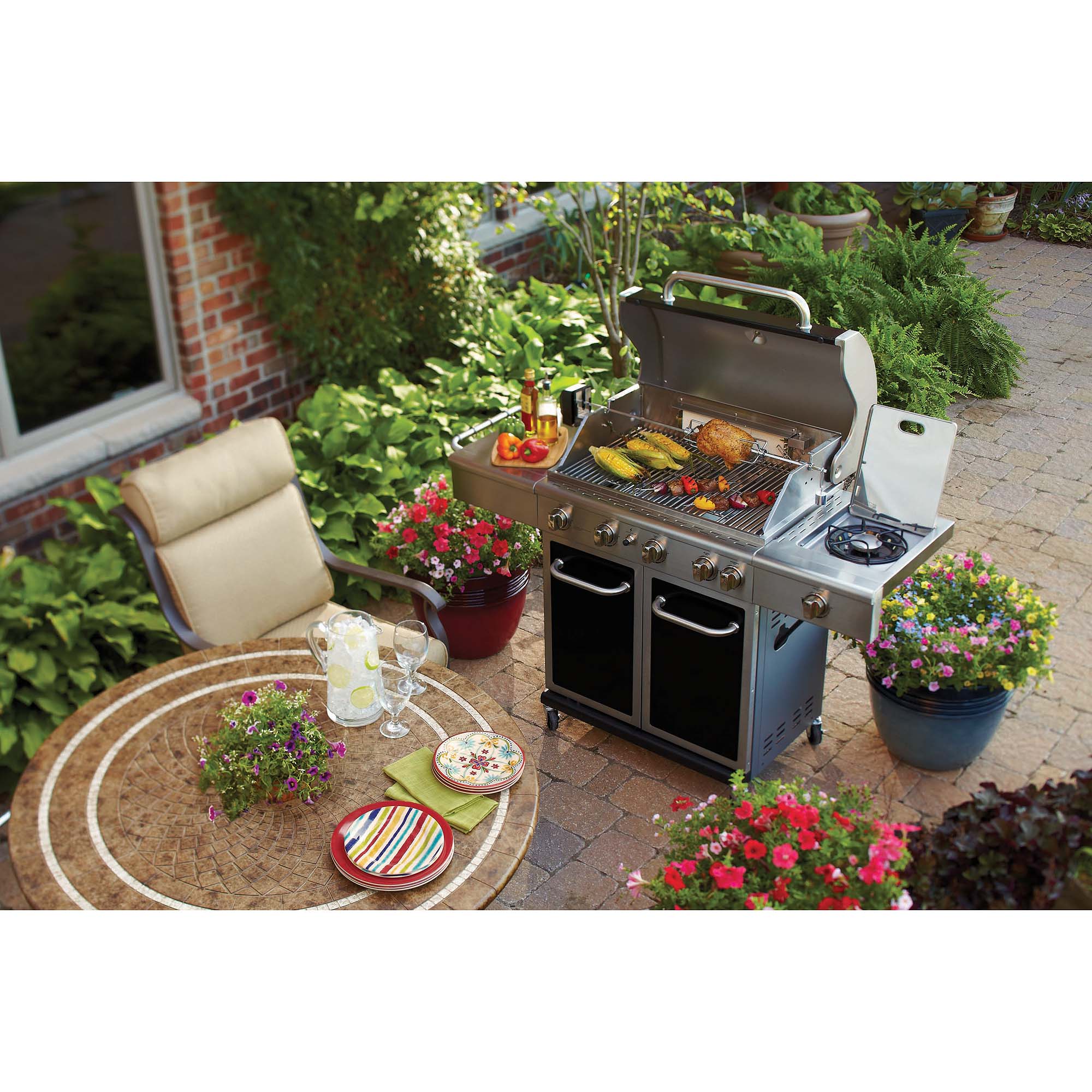 Better Homes and Gardens 5-Burner Gas Grill, Black - image 1 of 6