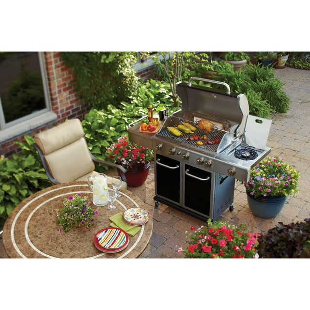 Better Homes and Gardens 5-Burner Gas Grill, Black