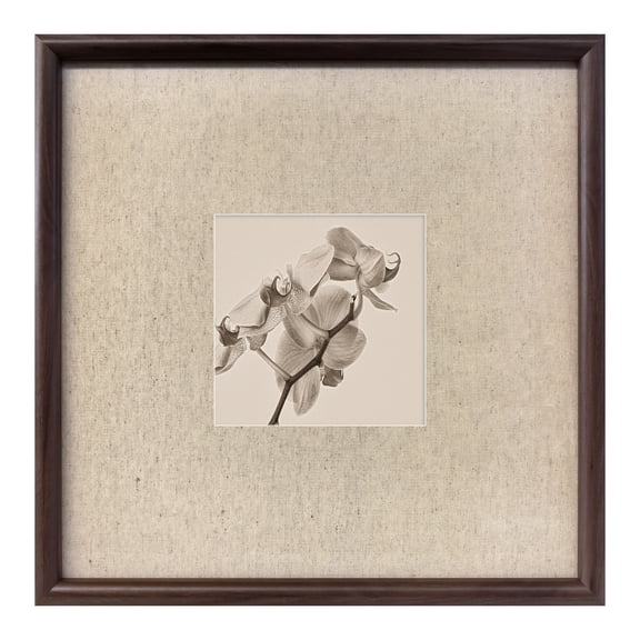 Better Homes and Gardens 8” x 8” Picture Frame with Linen Mat Wall Photo Frame - Whitmore Collection