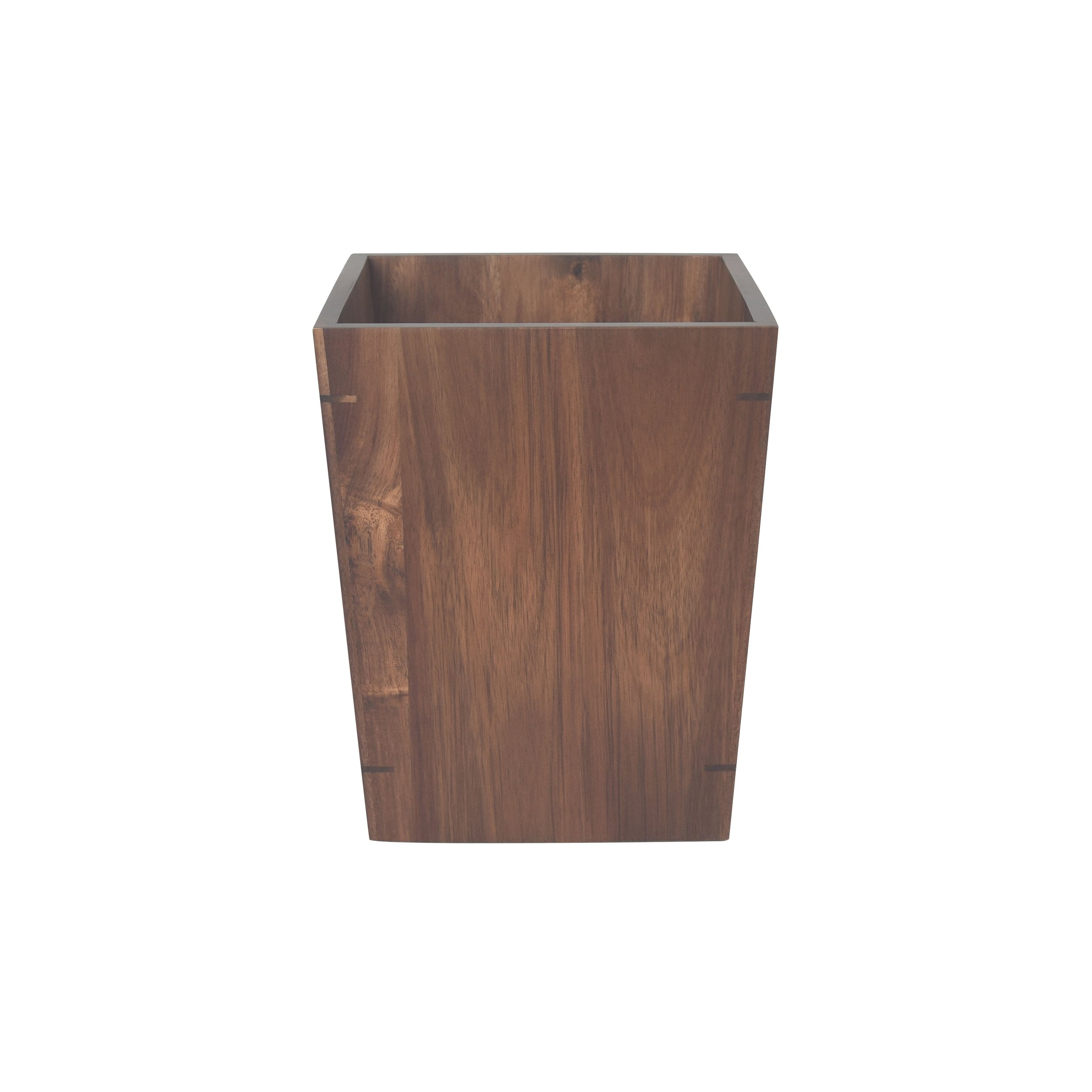Better Homes & Gardens Acacia Wood Waste Basket, Dark Finish - Walmart.com