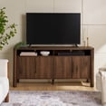 thumbnail image 1 of Better Homes & Gardens Adlin TV Stand for TVs up to 70 in, Walnut Finish, 1 of 11