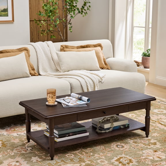 Better Homes & Gardens Ambrose Coffee Table, Coffee Bean Finish